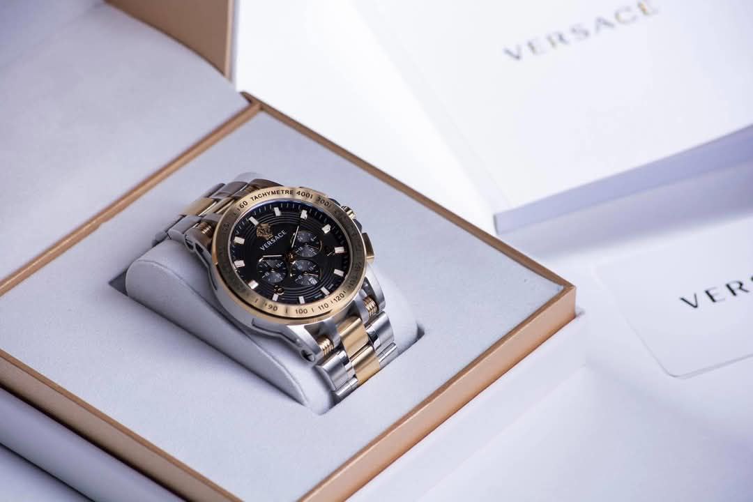 Versace Sport Tech Men's Two-tone Chronograph Swiss Watch VERBOO418 - Image 5