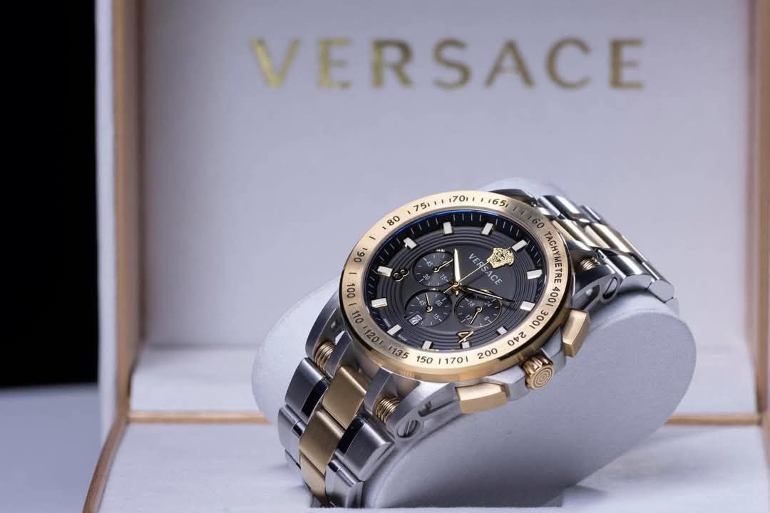 Versace Sport Tech Men's Two-tone Chronograph Swiss Watch VERBOO418 - Image 3