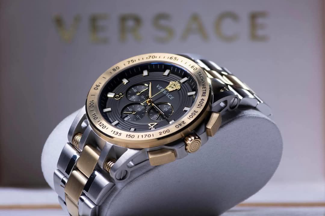 Versace Sport Tech Men's Two-tone Chronograph Swiss Watch VERBOO418 - Image 2